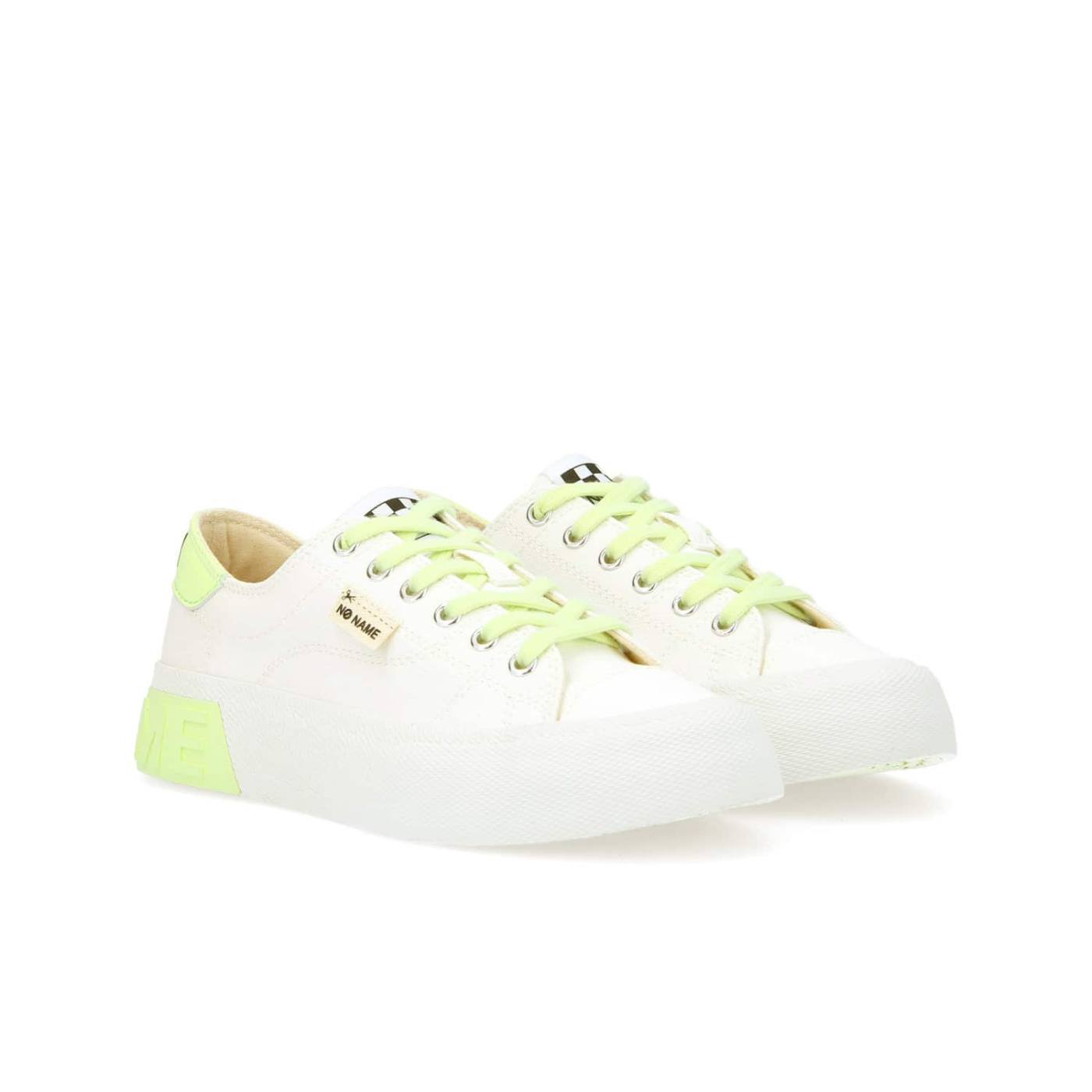 SNEAKER RESET W - TELA REC/FOX - BIANCO/LIME